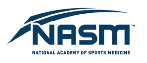 Logo for National Academy of Sports Medicine